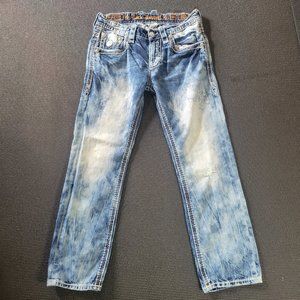Rock Revival Jeans Size 32 Straight Leg Cadis